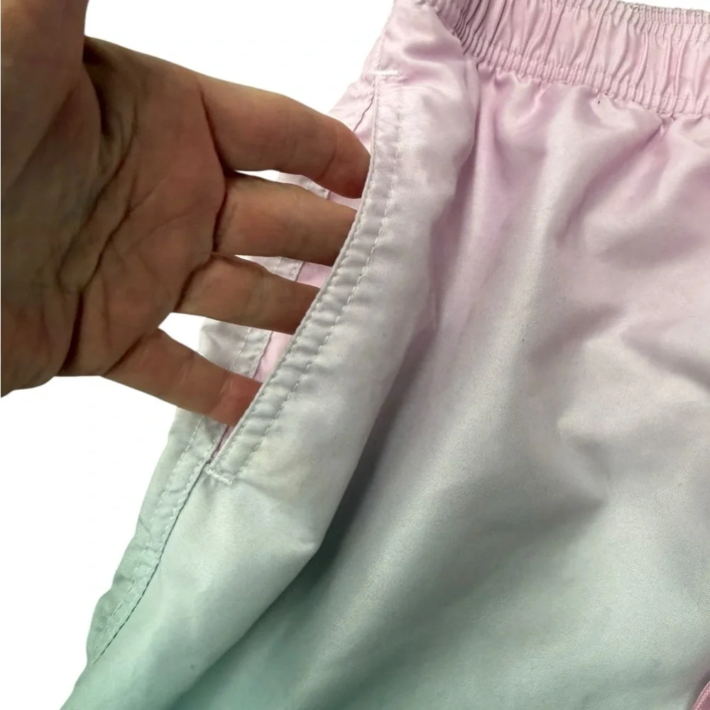 Men’s PLAYBOY Pastel Ombre swim trunks. Size Large